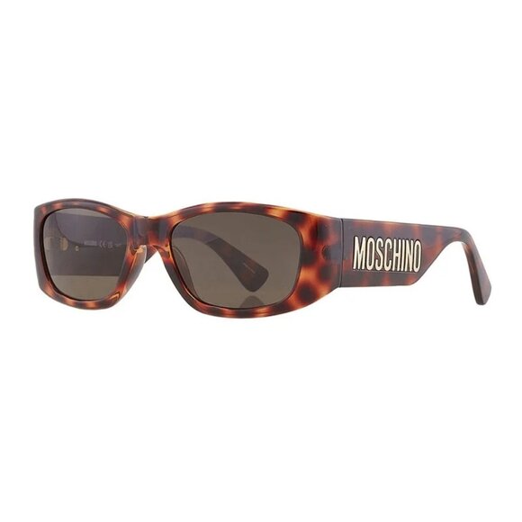 Moschino Accessories - NEW MOSCHINO SUNGLASSES HAVANA BROWN WOMEN EYEWEAR MOSCHINO MOS145/S 005L 70